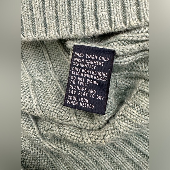 Ralph Lauren Polo seafoam green 100% silk sweater excellent condition M medium - Picture 5 of 12